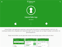 Tablet Screenshot of fatsecret.nl
