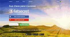 Desktop Screenshot of fatsecret.com.br
