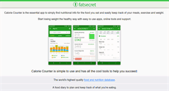 Desktop Screenshot of m.fatsecret.com
